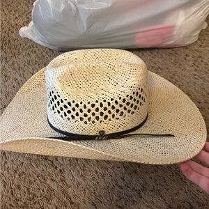 Ariat Natural Straw Western Hat